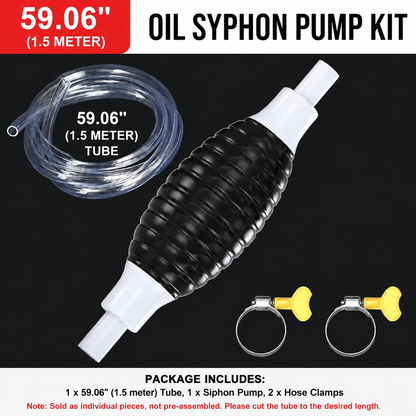Stop Siphoning Fuel by Mouth! Transfer Any Liquid Danger-Free in Seconds